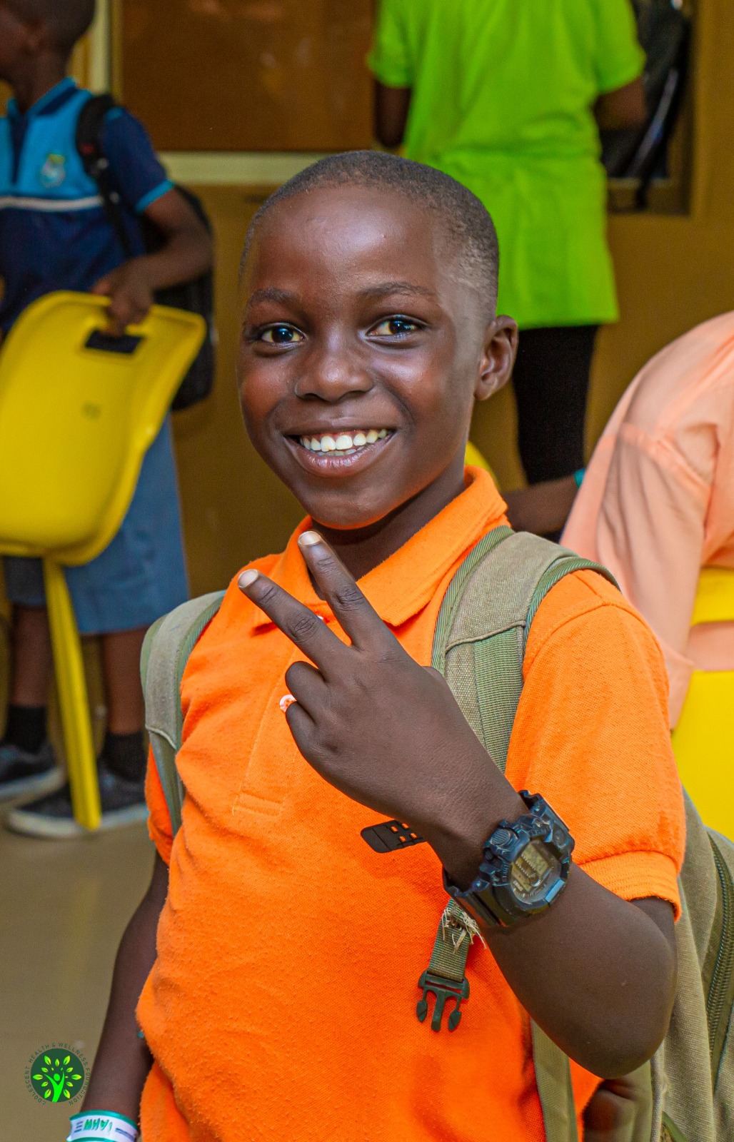 Joyful adolescent at AHWF Adolescent Health Week