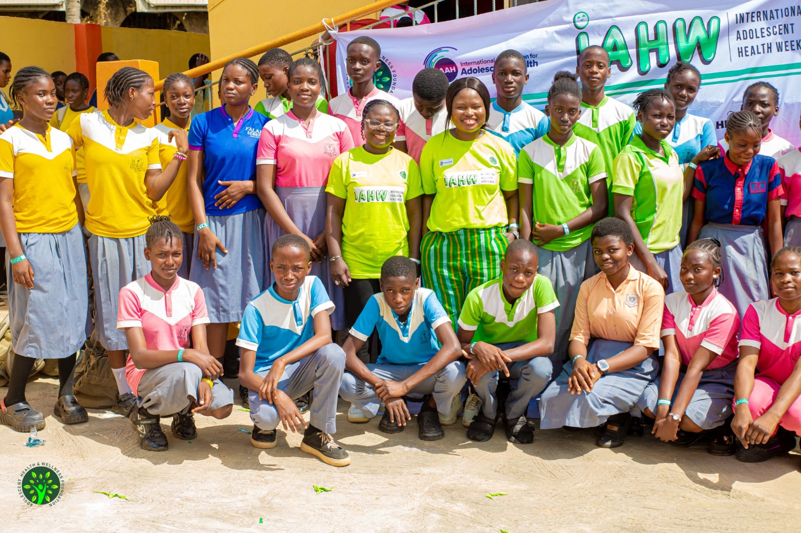 AHWF at International Adolescent Health Week with students